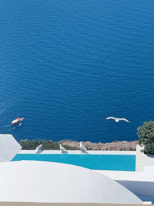 被希臘小島靚到喊同閨蜜嘅聖托里尼影相日記