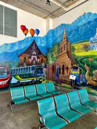 Wonderful bus station in Chiang Rai