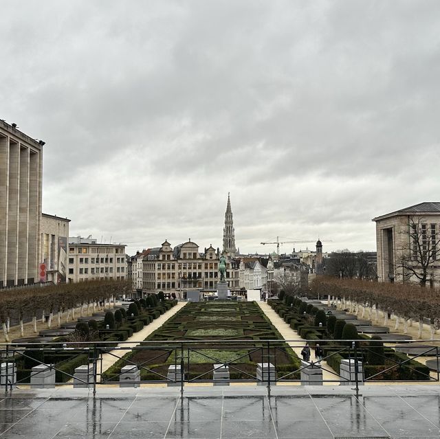 Jardin du Mont des Arts - Brussels, Belgium