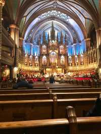 The Notre Dame Basilica of Montreal  !