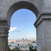 Amazing city view from buda-castle hill