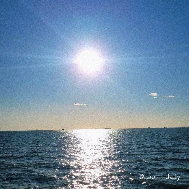 【デッキから海が一望！🌊稲毛海岸】