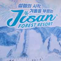 หนาวนี้ไปเล่นสโนว์บอร์ดที่ Jisan Forest Resort ❄️