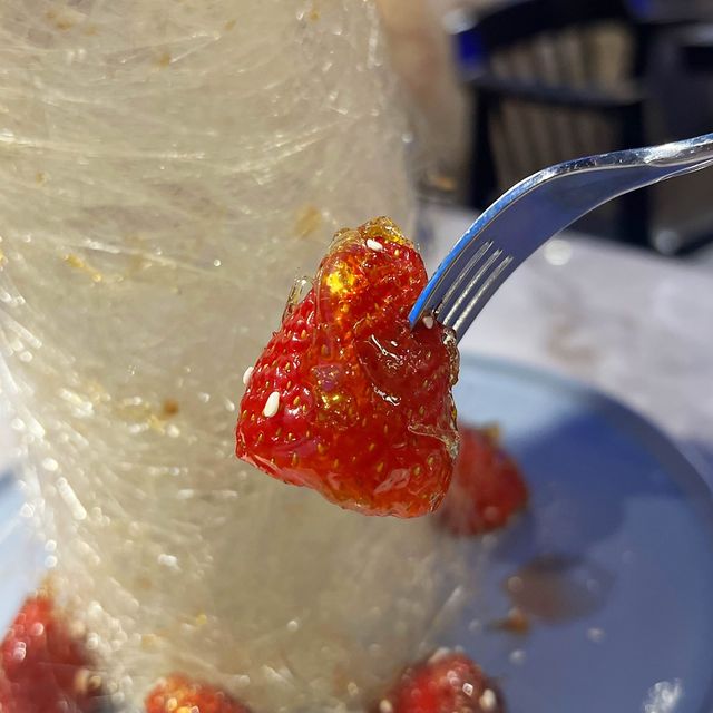 人氣川菜館💖拔絲士多啤梨🍓