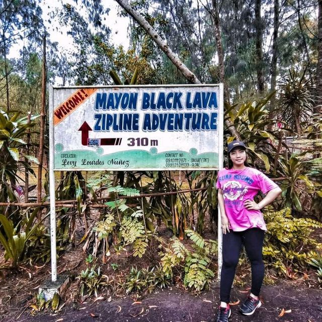 Mayon Black Lava Zipline Adventure