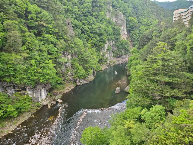 日本栃木縣曰光市 @ 鬼怒川溫泉，鬼怒楯岩大吊橋 