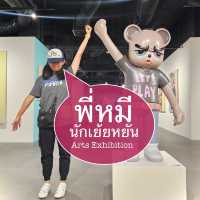 Arts exhibition “หมีนักเย้ยหยัน”