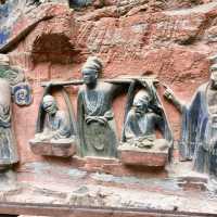重慶旅遊景點推薦～「大足石刻寶頂山石刻」…千年石窟世界文化遺產