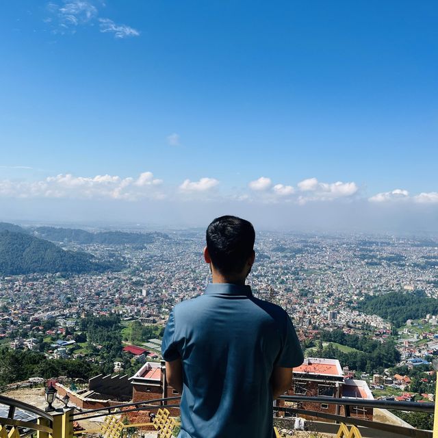 Kathmandu valley from budanilkantha