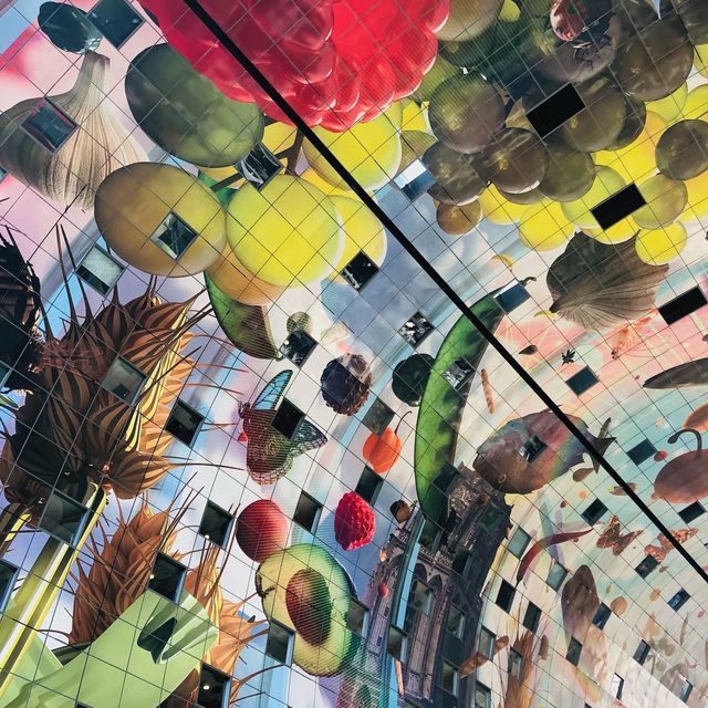 荷蘭🇳🇱鹿特丹 Rotterdam·知名特色設計建築🎨🌈 Markthal
