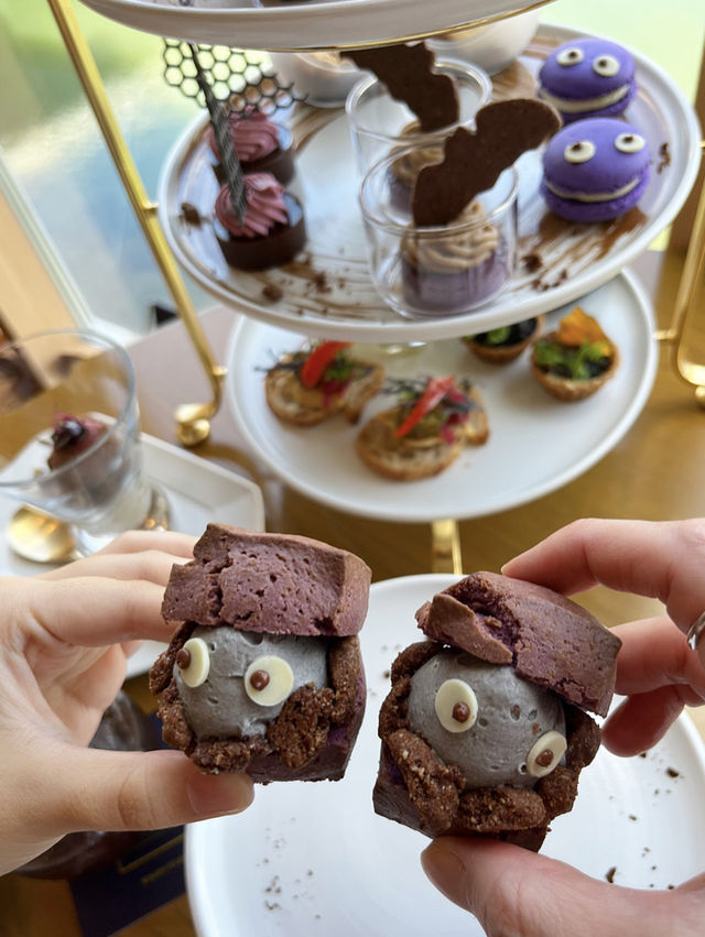 【福岡カフェ】ハロウィン限定アフタヌーンティー👻