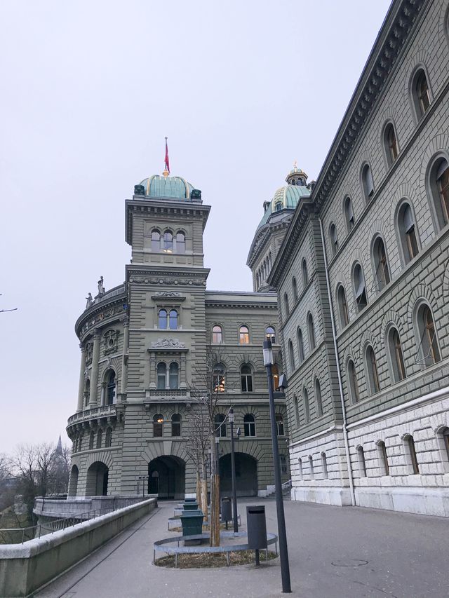 The Parliament Building in Berne, Switzerland 🇨🇭 