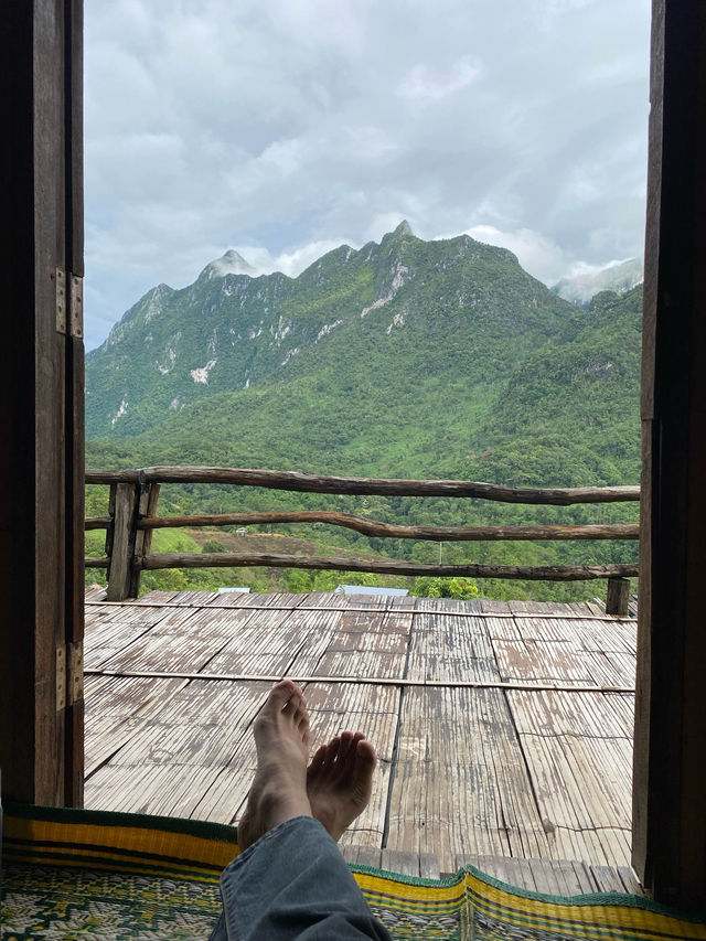บ้านนาเลาใหม่ | เชียงดาว 🏡⛰️🌧️💫