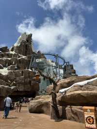 reliving childhood memories at a theme park in the sky!