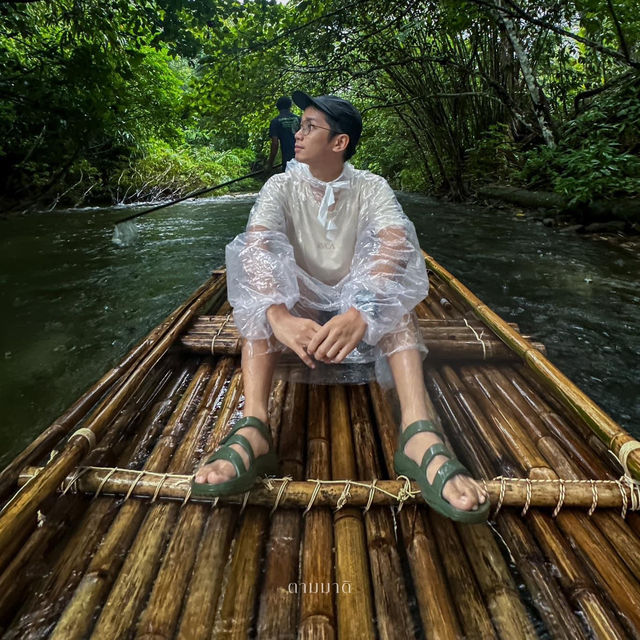 เที่ยวหน้าฝน ที่พังงา 🌧️ ล่องแพไม้ไผ่วังเคียงคู่ 