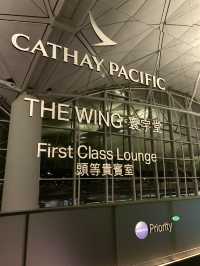 香港　香港観光　ついにThe Wing First Class Loungeにってきたぞ！