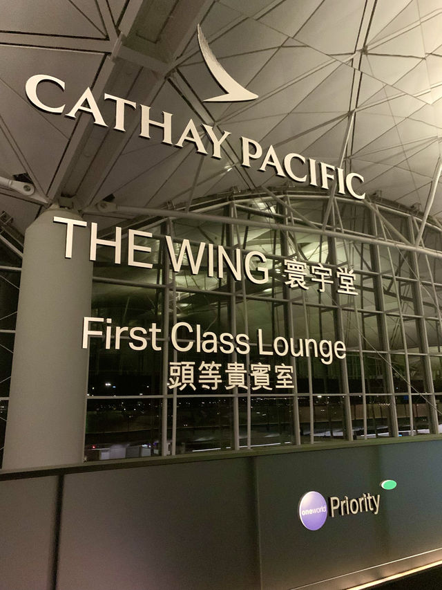 香港　香港観光　ついにThe Wing First Class Loungeにってきたぞ！