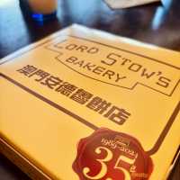 Sampling the Portuguese Egg Tart at Lord Stow's Bakery in Macau