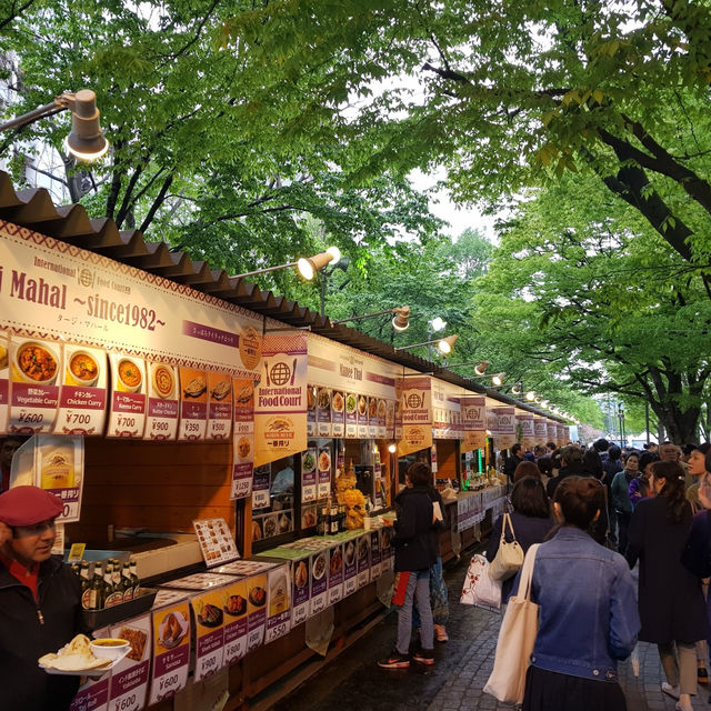 오도리 공원 야시장