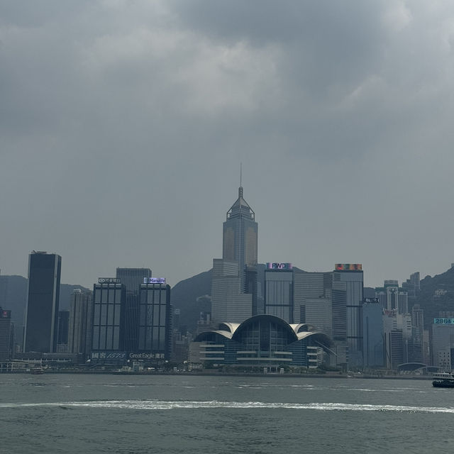 Stunning view of Victoria Harbour, Hong Kong