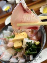 【長崎グルメ】その日の旬の魚を使った海鮮丼と最高のロケーション✨️