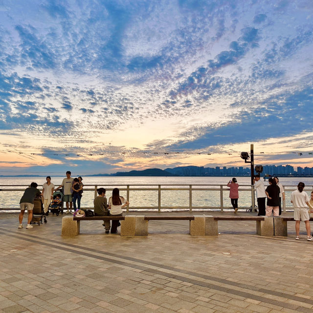 인천의 보라빛 일몰명소 월미도🌅