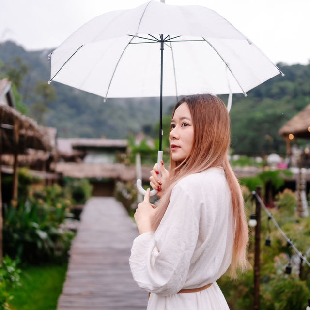 🌾ที่พักวิวดี ทุ่งนาเขียวทอดยาว และภูเขาเคล้าสายหม