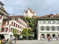 Tranquil Beauty: Exploring Thun in the Gentle Drizzle