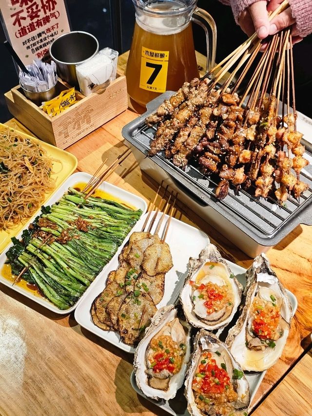 🍢木屋燒烤超人氣$9.9純肉串 