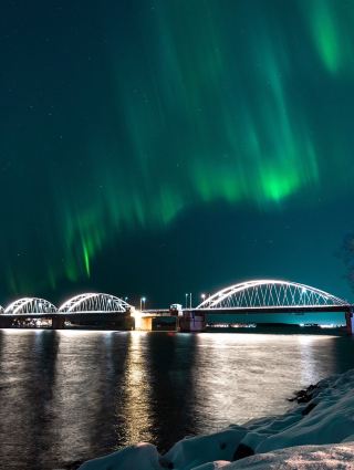 Bergnäsbron an iconic bridge in Luleå🌉