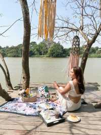 ร้านคาเฟ่ริมน้ำแม่กลอง 🌿🌳 High River Café