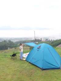 ปาย camping ที่จุดชมวิวทะเลหมอกหยุนไหล
