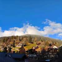 Beautiful snow mountain in Grindelwald