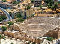 The Roman Amphitheater is one of the most famous historical landmarks in Amman, Jordan. It dates bac