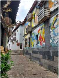 บรรยากาศตอนเช้า @ เมืองโบราณลี่เจียง 