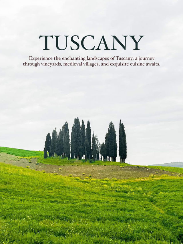 สัมผัสทุ่งหญ้าเขียวที่ ทัสคานี (Tuscany)