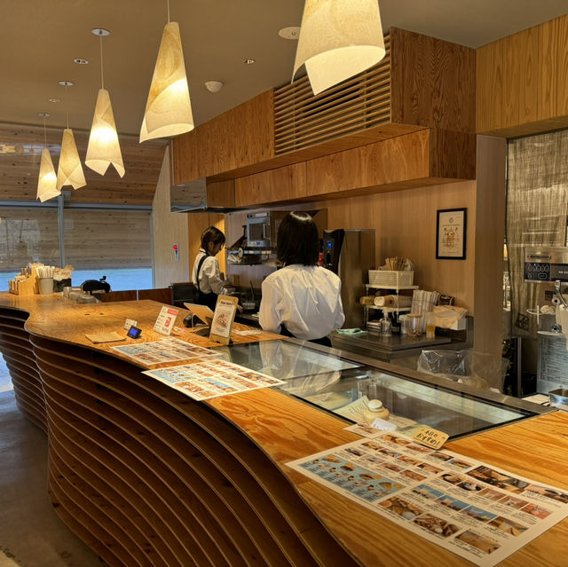 建築大師隈研吾設計的咖啡店