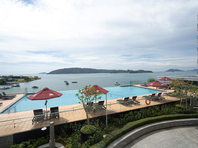 “Sunset Serenity by the Sea: The Luxury Haven of Marriott Kota Kinabalu”