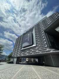 Museum of Art & scenic views of Hong Kong skyline