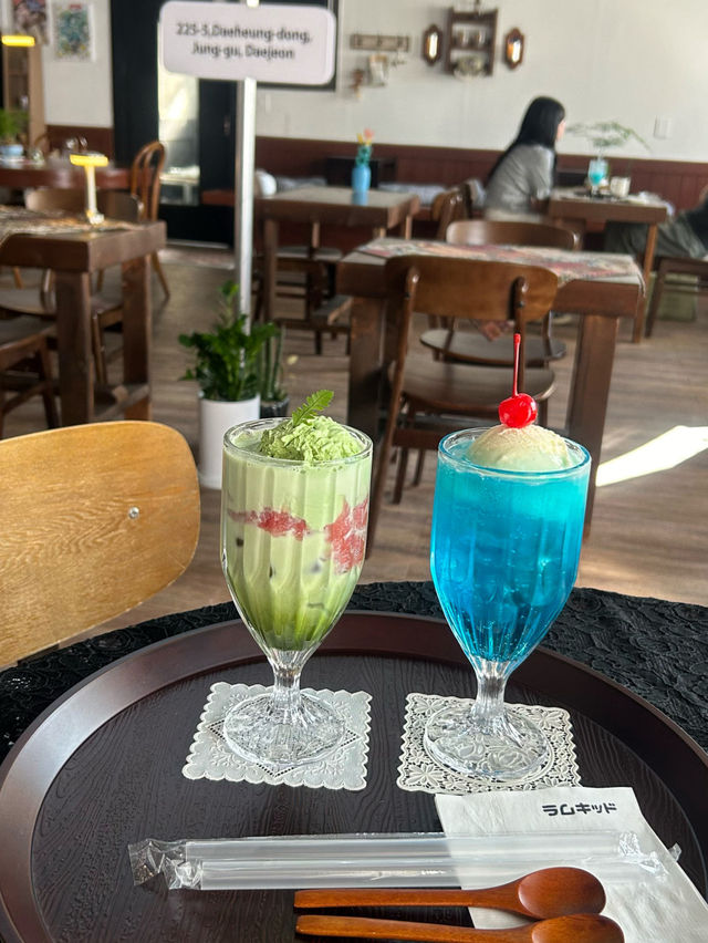 🤎💙대전 대흥동 카페 라무킷도🫧