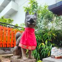 ขอพรความรักที่ Tamutsukuri Inari-jinja Shrine