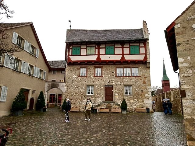 Rhine Falls Zurich is even nicer during christmas festival 
