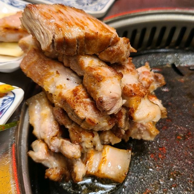 대전 도룡동 맛집)고기명작 엑스포점 - 롯데시티호텔 근처 고기집 / 흑돼지 삼겹살 맛집