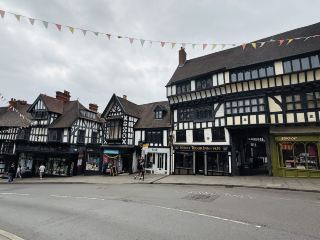 The UK has ancient towns with hundreds of years of history: Darwin's hometown Shrewsbury