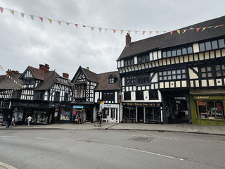 The UK has ancient towns with hundreds of years of history: Darwin's hometown Shrewsbury