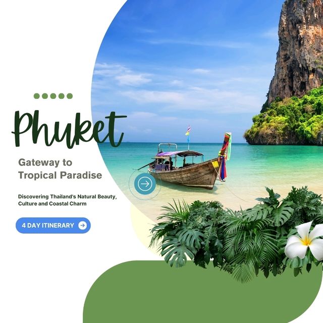 🏖️ Phuket 3–4 Day Itinerary: Beaches, Old Town & Island Adventures