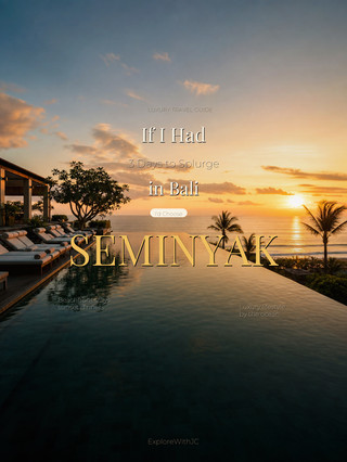 🌅 If I Had 3 Days to Splurge in Bali, I’d Choose Seminyak