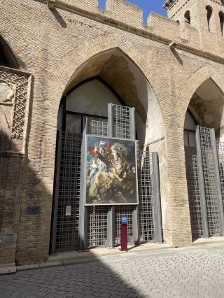 The Aljafería Palace in Zaragoza, Spain, is a truly magnificent structure.