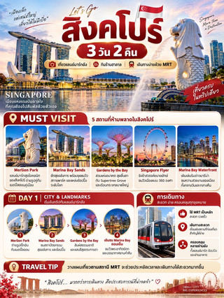 Singapore 3 Days 2 Nights: The Ultimate Guide to Sightseeing, Food, and Shopping!