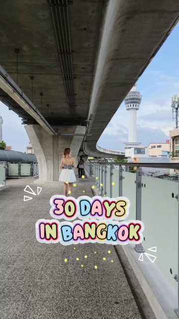 Slow Travel of 30 days in Bangkok 💫